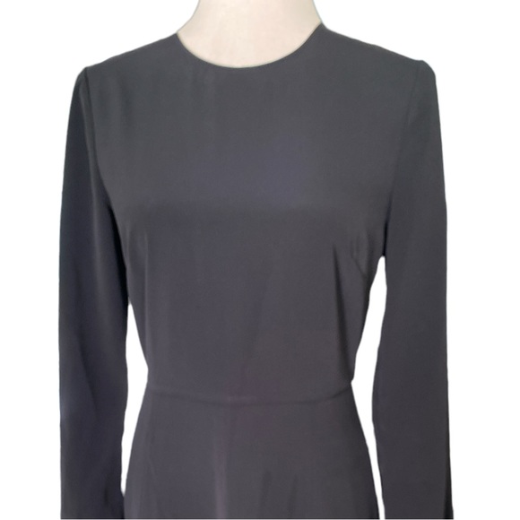 CO Collection Essentials Black Long Sleeve Swing Flare Midi Dress - S - Picture 2 of 11